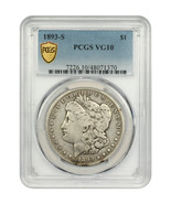 1893-S $1 PCGS VG10 - £4,300.57 GBP