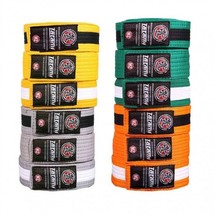 New Jiu Jitsu Brazilian JiuJitsu MMA BJJ IBJJF Kids Childrens Gi Belt  - £11.79 GBP