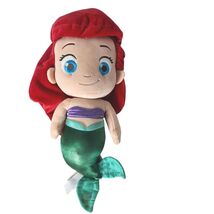 Disney Store Ariel Plush Doll Little Mermaid Red Hair Green Tail 15" - $16.63
