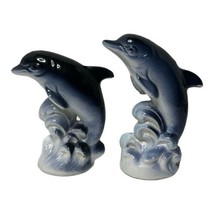 Vintage Florida Souvenir Porpoise Dolphin Animal Salt and Pepper Shakers... - $11.89 CAD