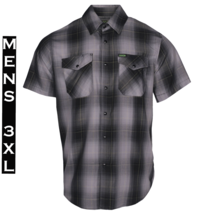 DIXXON FLANNEL - END OF THE TUNNEL Bamboo Shirt - S/S - Men&#39;s 3XL - £54.50 GBP
