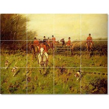 George Wright Horses Painting Ceramic Tile Mural BTZ23257 - £94.91 GBP+