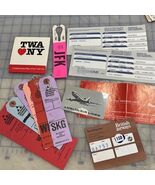 Aviation Airline Ephemera TWA Eastern British Airways Alaska Airlines 1980s - €11,18 EUR