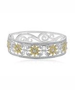 Art Deco Design 2.50 Ct Diamond Floral Bangle Hinged Bracelet 14k White ... - €10.204,70 EUR Art Deco Design 2.50 Ct Diamond Floral Bangle Hinged Bracelet 14k White ... - €10.204,70 EUR