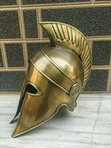 Casco medievale armatura greca corinzia cavaliere spartano casco cosplay... - £75.42 GBP