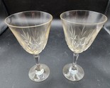 Vintage Rock Sharpe Crystal Stemware - Set Of 2 - Beautiful Ring! - £14.70 GBP