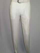 Men's ENZO Linen Spring Summer Suit Light Weight Breathable E58302-1 White image 10