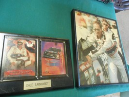 Great Collectible  DALE EARNHARDT...Picture &amp; 2 Trading Card Plaque - £9.74 GBP