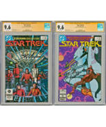 CGC SS 9.6 Star Trek #1 &amp; #2 Set SIGNED William Shatner / George Perez C... - $1,218.42 CAD