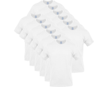 Men&#39;s Crew T-Shirts, Multipack, White (12-Pack) - £44.17 GBP