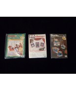 3 Christmas Cross Stitch Kits Bucilla Dimensions Lot Bulk NOS  - $38.12