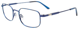 EASYCLIP EC629 Eyeglasses Eye Glasses 050 Blue Authentic New 51mm Unisex - $179.98