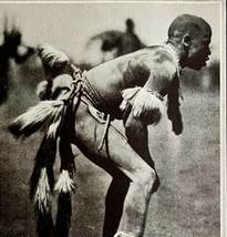 1937 Wrestler In Africa Photo Print Cultural Sports History Antique DWN8A - $32.50