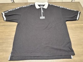 Vintage NWOT Boss By Ig Design Black / White Polo (Size XL)-Dead-stock - £59.07 GBP