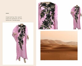 Moroccan Kaftan caftan Jilbab Jalabiya Maxi gown formal dress casual wea... - $60.76