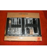 Dockers 9 Piece Stainless Steel Grooming Set with Travel Storage Case Ne... - £13.36 GBP