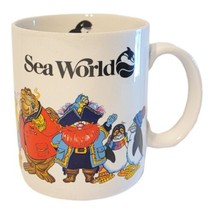 VINTAGE SeaWorld 90’s Coffee Cup Tea Mug Shamu Whale Dolphin Otter Sea L... - $19.95