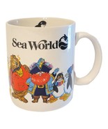 VINTAGE SeaWorld 90’s Coffee Cup Tea Mug Shamu Whale Dolphin Otter Sea L... - £15.68 GBP