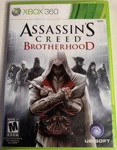 Assassin&#39;s Creed: Brotherhood (Microsoft Xbox 360, 2010) Complete w/ Manual - £4.19 GBP