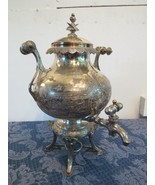 15&quot; Victorian Hot Water Urn by Wilcox Silverplate Co. 1869 Quadruple Plate - €645,26 EUR