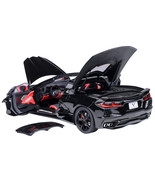 2020 Chevrolet Corvette C8 Stingray Black 1/18 Model Car by Autoart - $241.19