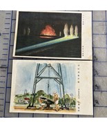 Vintage Japanese Postcards WWII 1940s Ship On Fire Naval &amp; Men Working - $382.94 MXN