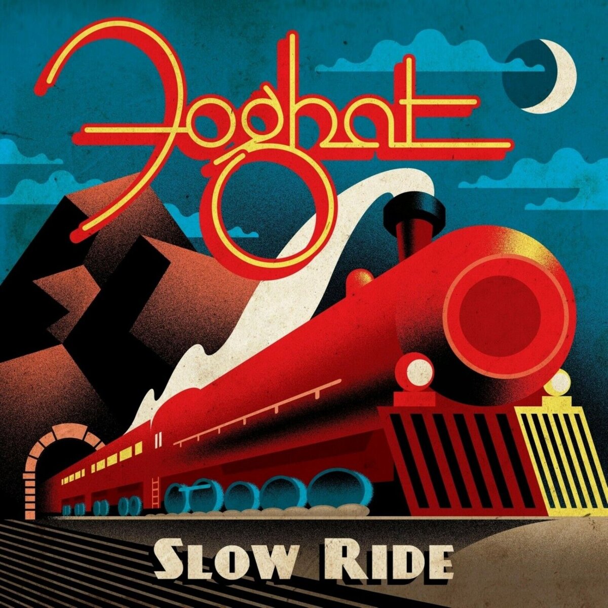 FOGHAT Slow Ride BANNER 2x2 Ft Fabric Poster Tapestry Flag album cover art - $22.00