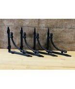 4 Bookshelf Brackets Corbels Wall Cast Iron Rustic Farmhouse 6 1/2&quot; X 6 ... - $37.83 CAD