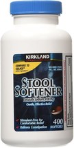 Kirkland Signature Stool Softener 100mg, 400 Softgels (2 Pack) - £31.96 GBP