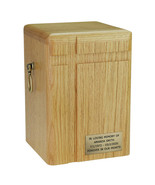 Cremation urn for Adult Unique Memorial Funeral Human Ashes with Cross - £129.14 GBP+