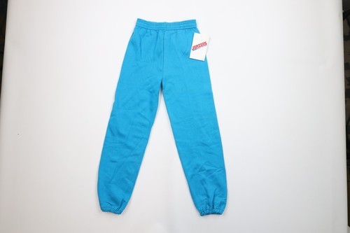Deadstock Vintage 90s Streetwear Boys Large Blank Cuffed Sweatpants Jogg... - $34.60