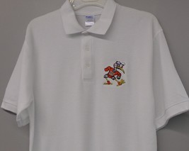 Miami Hurricanes Sebastian With Pipe Mens Embroidered Polo XS-6XL, LT-4XLT New - £20.16 GBP+