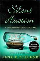 [SIGNED] [Uncorrected Proof] Silent Auction by Jane K. Cleland / Cozy Mystery - £13.65 GBP