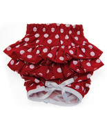Ruffled Red Polka Dot Dog Panties - £23.91 GBP