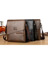 Luxury Brand Kangaroo Messenger Bags Men Leather Casual Crossbody Bag Fo... - $19.75