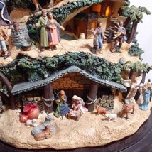 Thomas Kinkade Glory to the Newborn King Nativity Tree Musical Lighted Christmas - £81.37 GBP