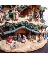 Thomas Kinkade Glory to the Newborn King Nativity Tree Musical Lighted C... - £80.44 GBP
