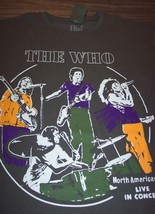 The Who Band North American Tour Live In Concert T-Shirt Large New w/ Tag Band - £15.55 GBP