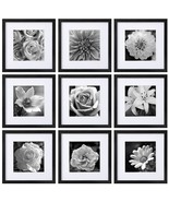 12X12 Picture Frames Set Of 9 Classic Gallery Wall Frame Set Displays 8X... - £72.89 GBP