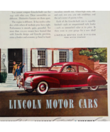 1940 Lincoln Zephyr Continental Custom Advertisement Automobilia Cars DWJ5A - €21,40 EUR