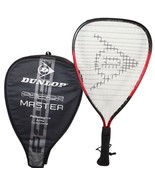 Vintage Dunlop Power Racquetball Racquet + Cover - Master Performance 3-7/8 Grip - $15.00