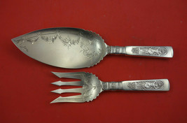 Fontainebleau by Gorham Sterling Silver Fish Serving Set Brite Cut HHAS 11 1/2" - $1,282.05