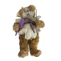 Vintage mati’s plush teddy bear Hollywood Broadway makeup Studio artist USA - £42.76 GBP