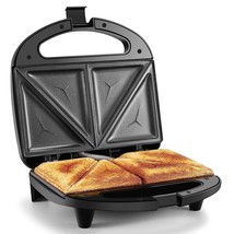 Sandwich Maker, Toaster And Electric Panini Press With Non-Stick Plates, Led Ind - £32.16 GBP