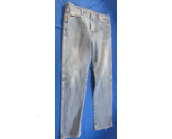 WRANGLER STRAIGHT FIT LIGHT BLUE WASH JEANS MENS CARPENTER DENIM PANTS 3... - $21.62