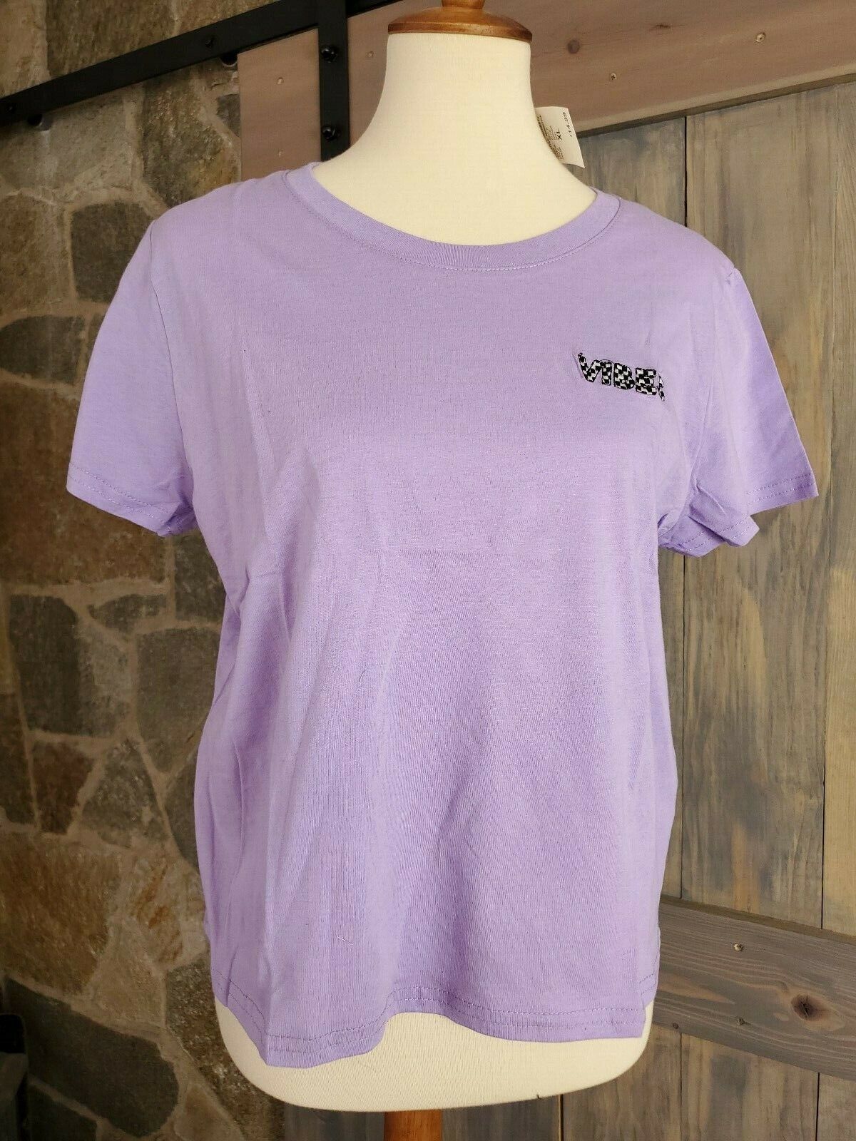 Primary image for Vibes Rue 21 Crop Top Lavender Purple T-Shirt Size XL