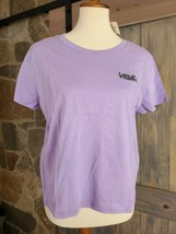 Vibes Rue 21 Crop Top Lavender Purple T-Shirt Size XL - £10.18 GBP