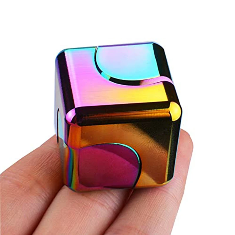 Metal Colorful Fidget Spinner Stress Relief Toys Anti-Anxiety Decompression - £11.28 GBP