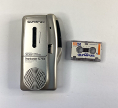 Olympus Pearlcorder S713 Handheld Microcasette Recorder with Microcasett... - $29.69