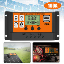 100A Pwm Solar Panel Kit Regulator Charge Controller Auto Focus Tracking... - £18.86 GBP